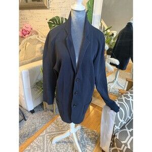 Maurizio Baldassari Brera Navy Button Up Swacket. Mens Size 54. Made In Italy